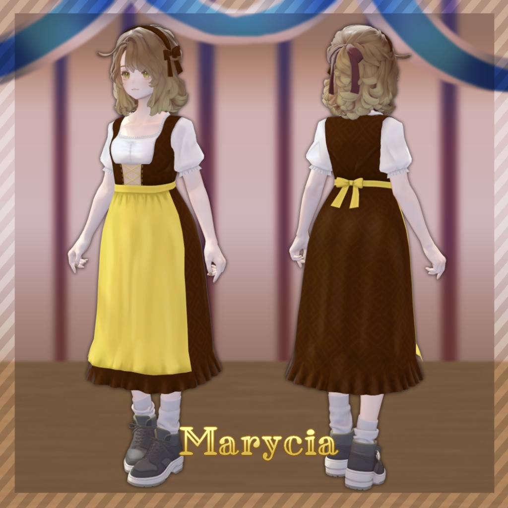 【MA設定済み】Festie Dirndl【5アバター対応】
