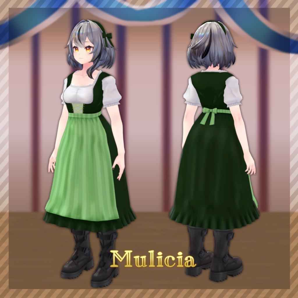 【MA設定済み】Festie Dirndl【5アバター対応】