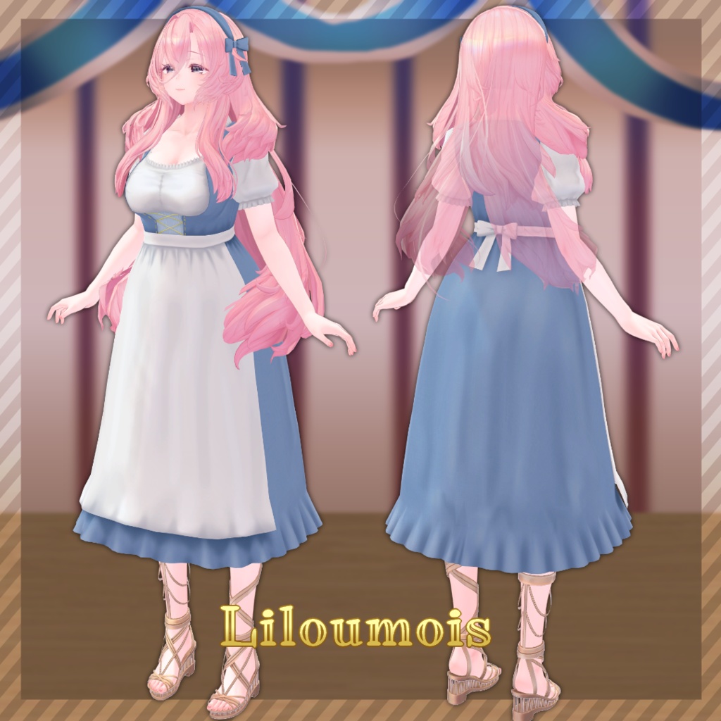 【MA設定済み】Festie Dirndl【5アバター対応】