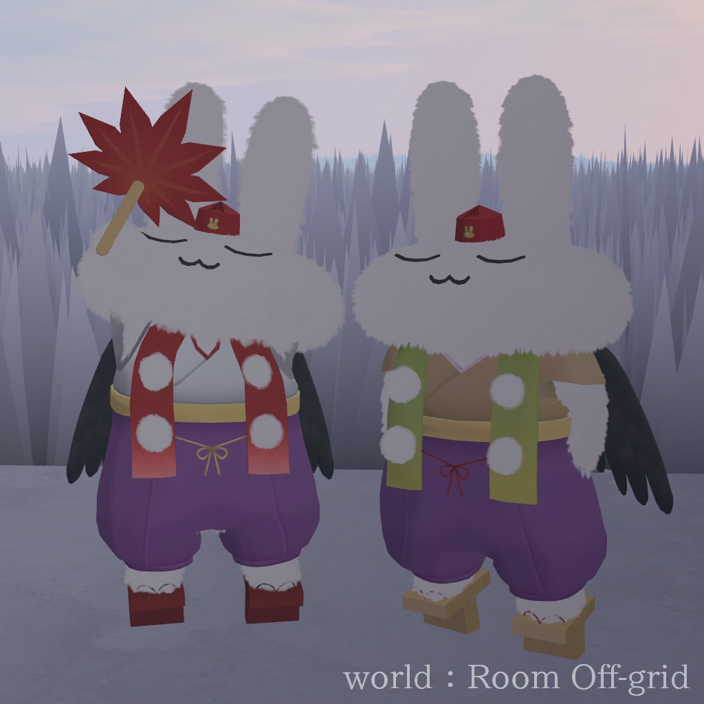 【すやすやうさぎ対応】からすてんぐ【MA設定済み】