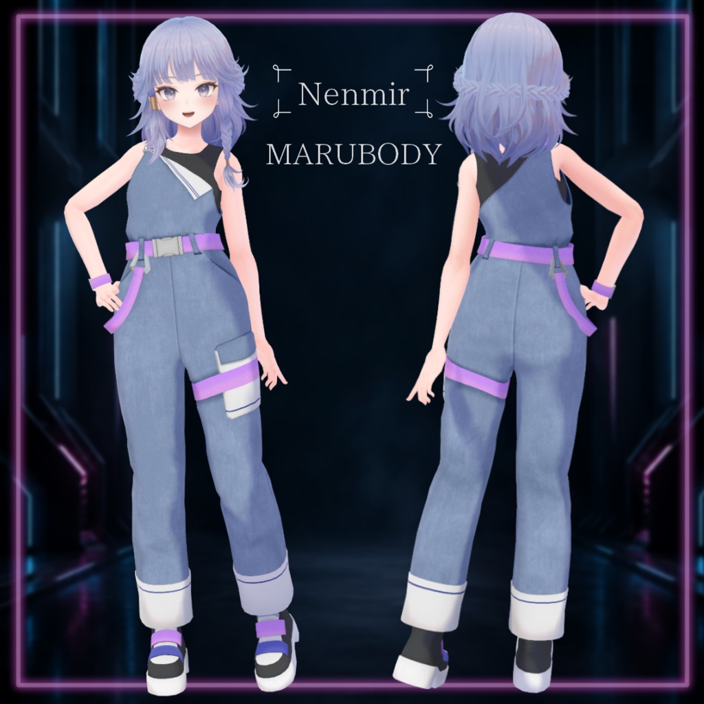 【+Head・MARUBODY他】Neon Pop Workwear【12アバター対応】
