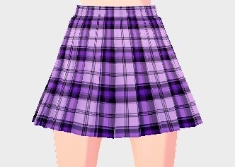 Lovely Lavender Plaid Skirt