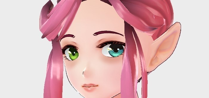 Multi-Colored Eye Texture ( Green & Blue )