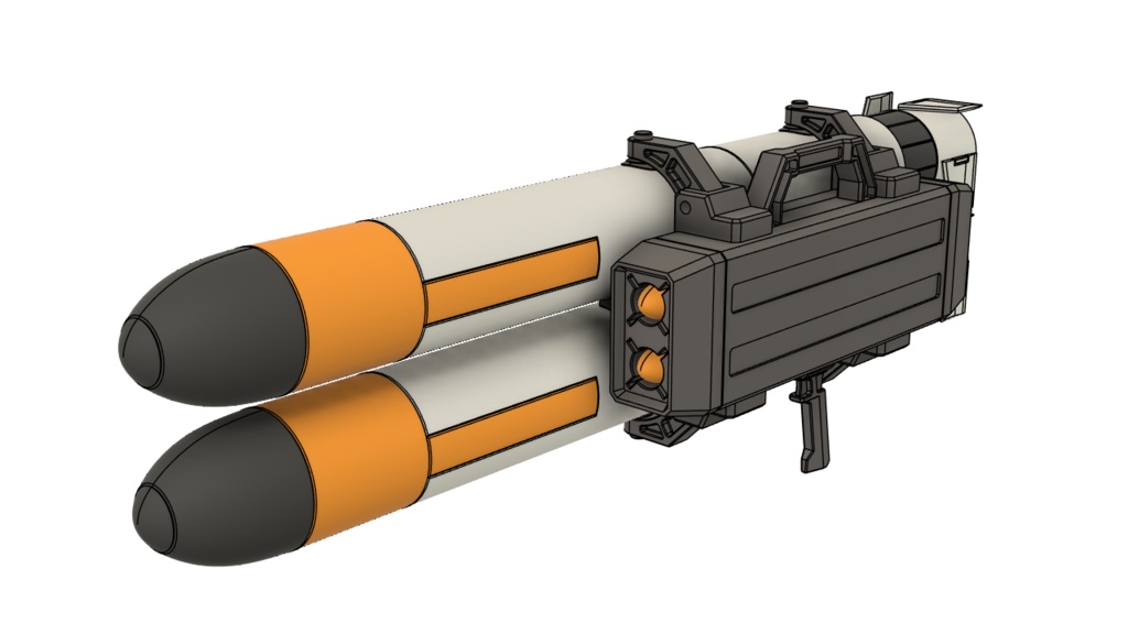 MG用 M66キャニス短距離誘導弾発射筒STLデータ