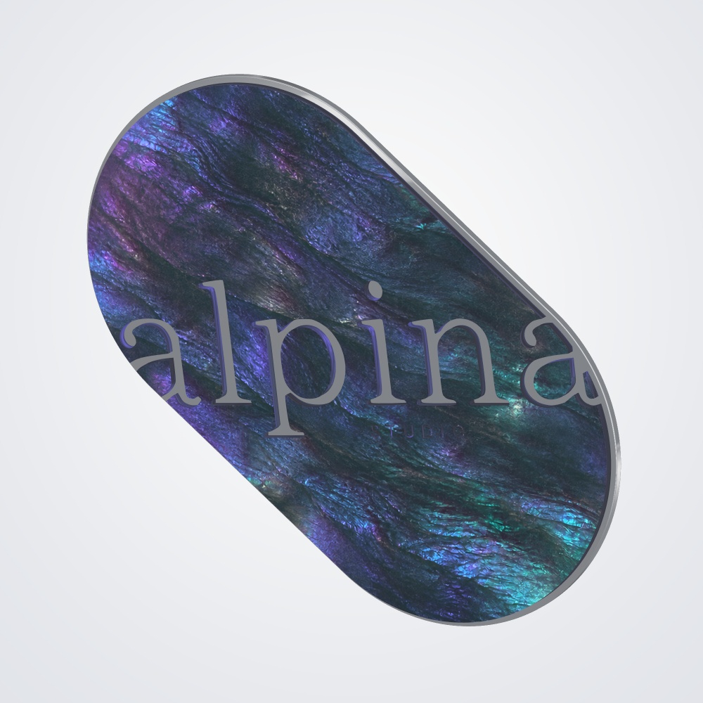 alpinaSTUDIOブランドロゴバッジ(開発支援版同梱アイテム)