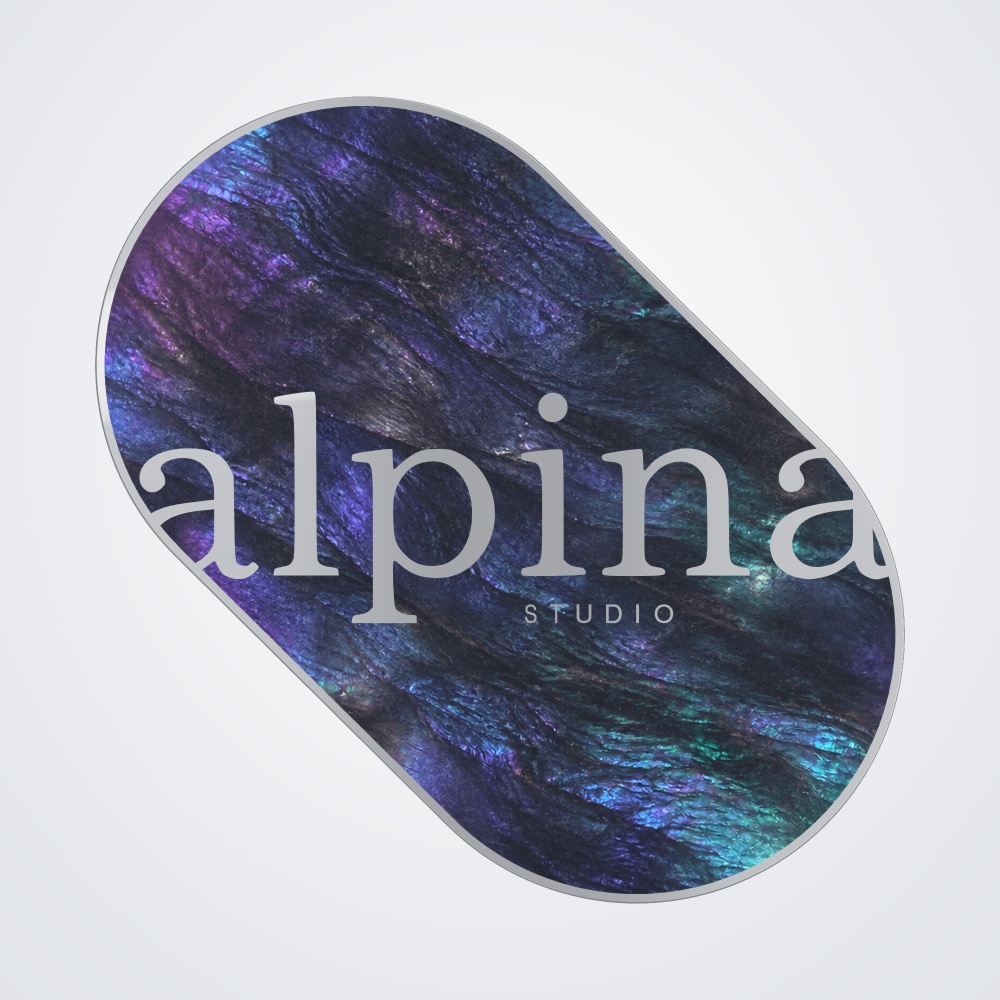alpinaSTUDIOブランドロゴバッジ(開発支援版同梱アイテム)