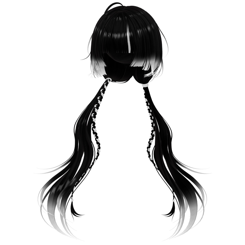 【❥· •20% SALE• ·】【MAMOMING ❰Hair❱ 7アバター対応 Hair_Hime Cut】 - Highlights Color Texture