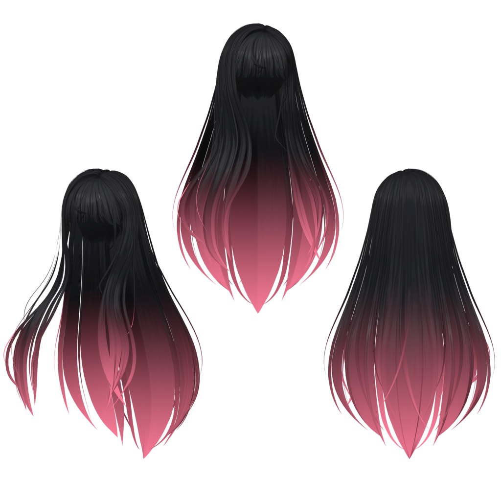 【Chocolate rice 4way Smooth Shift Hair】 - Highlights Color Texture