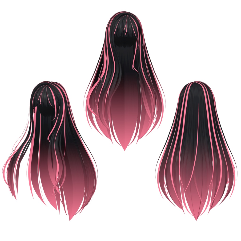 【Chocolate rice 4way Smooth Shift Hair】 - Highlights Color Texture