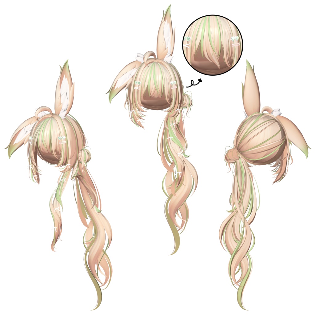 【Nanaha ♥ Kismet_Hair ♥】 - Highlights Color Texture