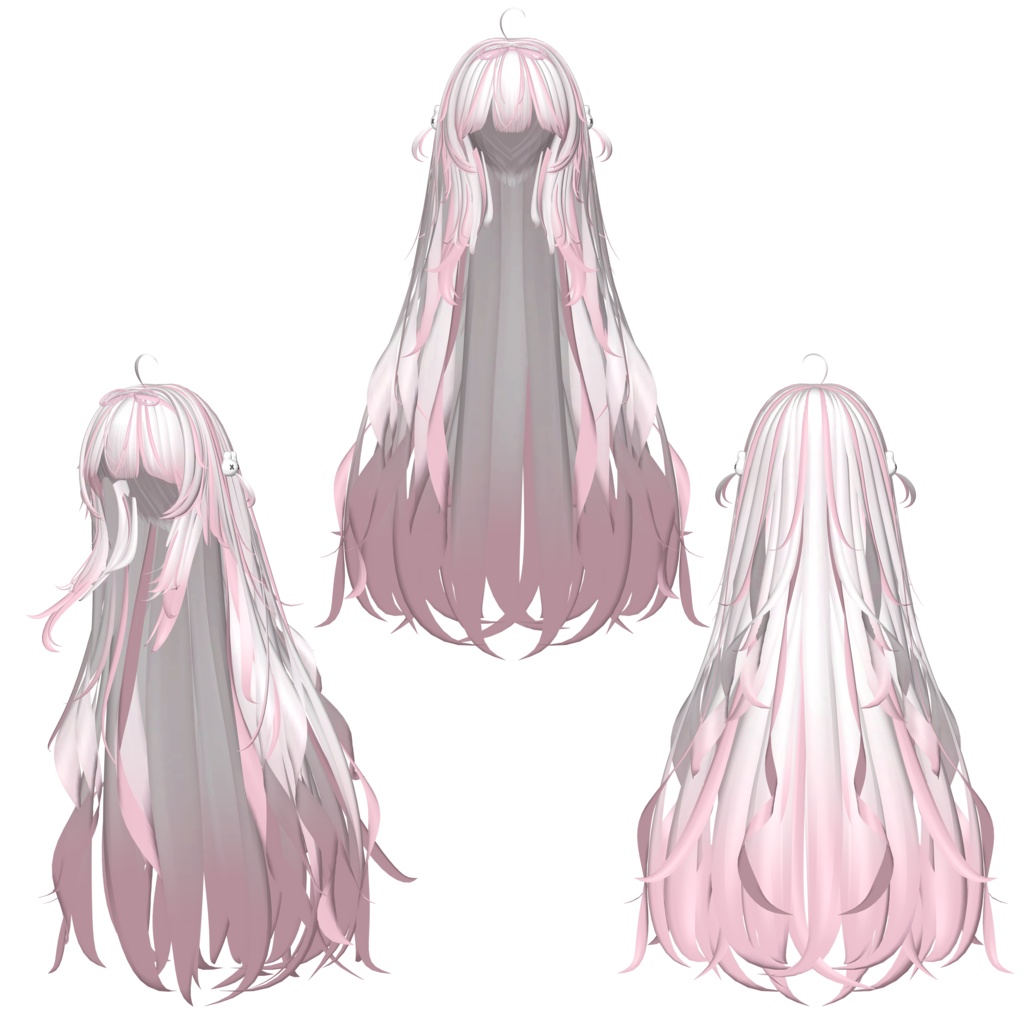 【Studio4NIMARU Nerdy Baby Long Hair】 - Highlights Color Texture