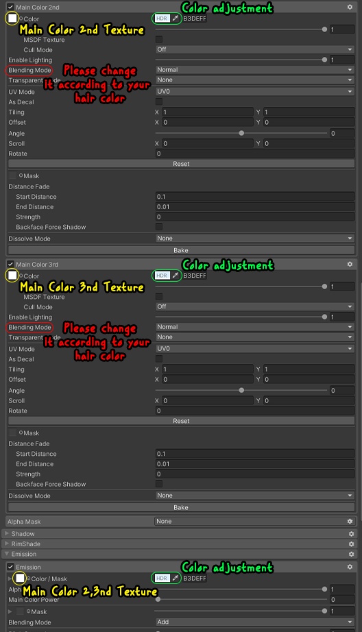 【きりはら製作所 H02 よふかしロング】 - Highlights Color Texture