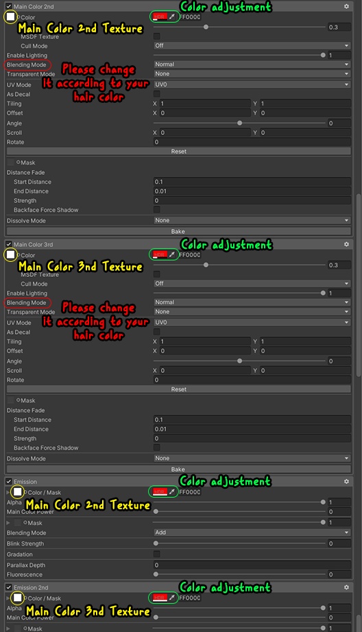 【GLAY Unknown The Aristocats Hair】 - Highlights Color Texture