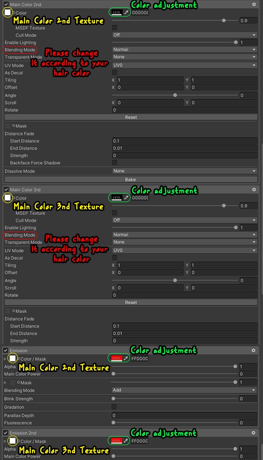 【1 free thing】【Nanaha ♥ Ivy_Hair ♥】 - Highlights Color Texture