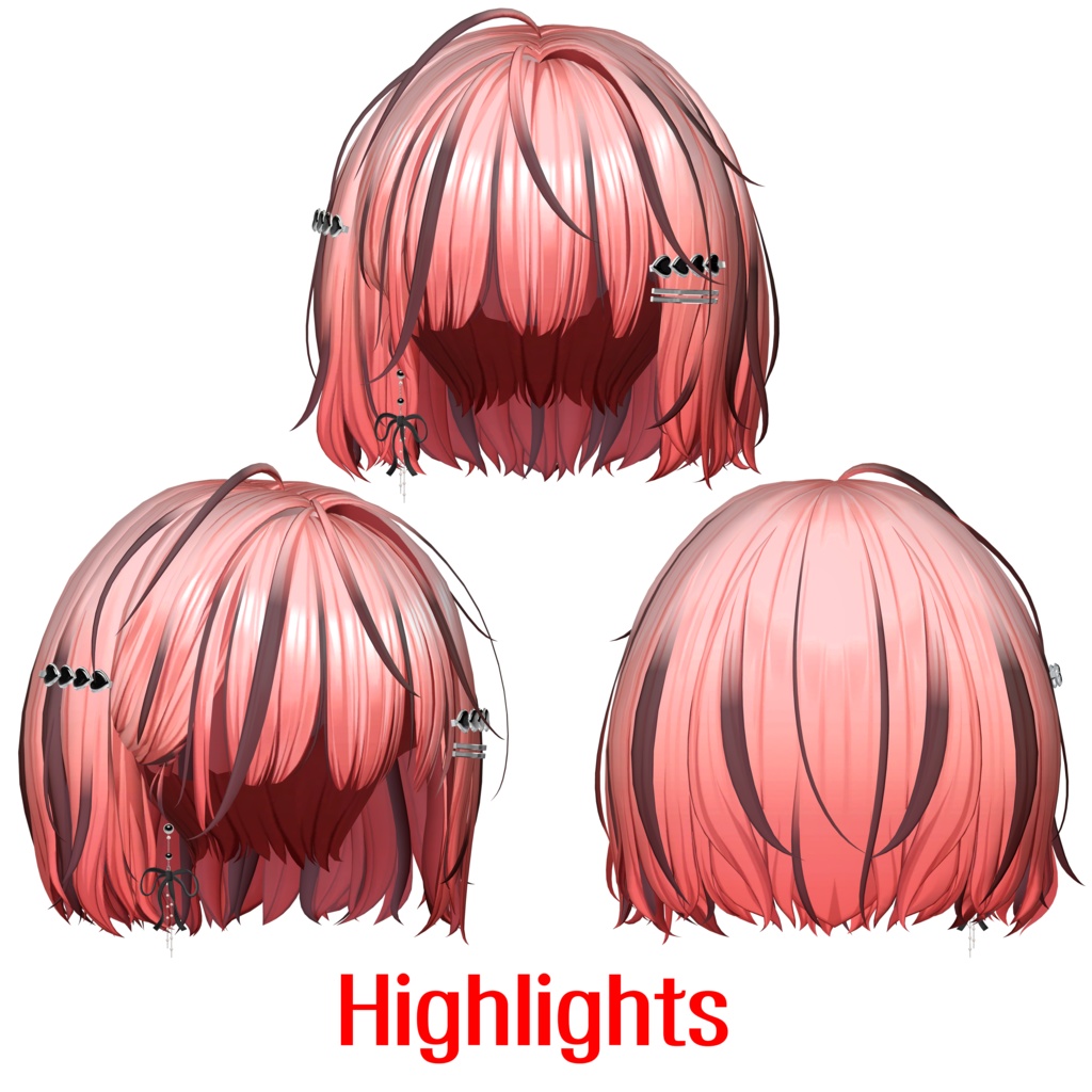 【1 free thing】【Nanaha ♥ Ivy_Hair ♥】 - Highlights Color Texture