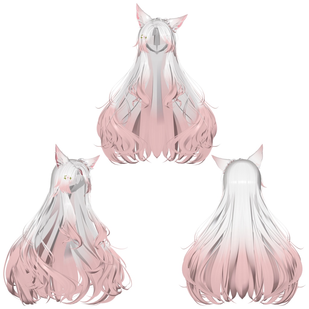 【❥· •20% SALE• ·】【Li-ne_Shop キツネロングヘア】 - Highlights Color Texture