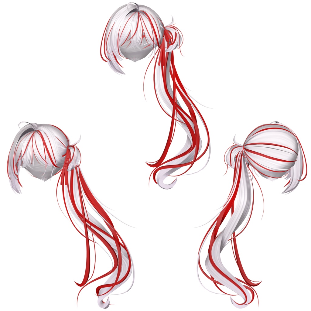 【❥· •20% SALE• ·】【Li-ne_Shop 小悪魔サイドテール】 - Highlights Color Texture