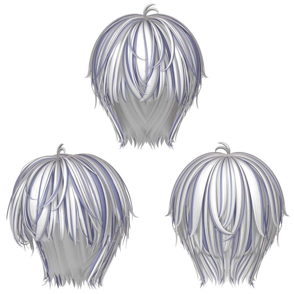 【Studio4NIMARU Natural bang hair】 - Highlights Color Texture