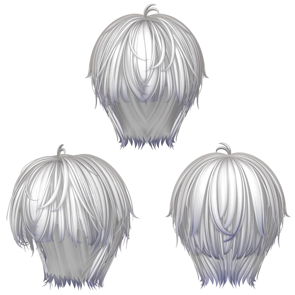 【Studio4NIMARU Natural bang hair】 - Highlights Color Texture