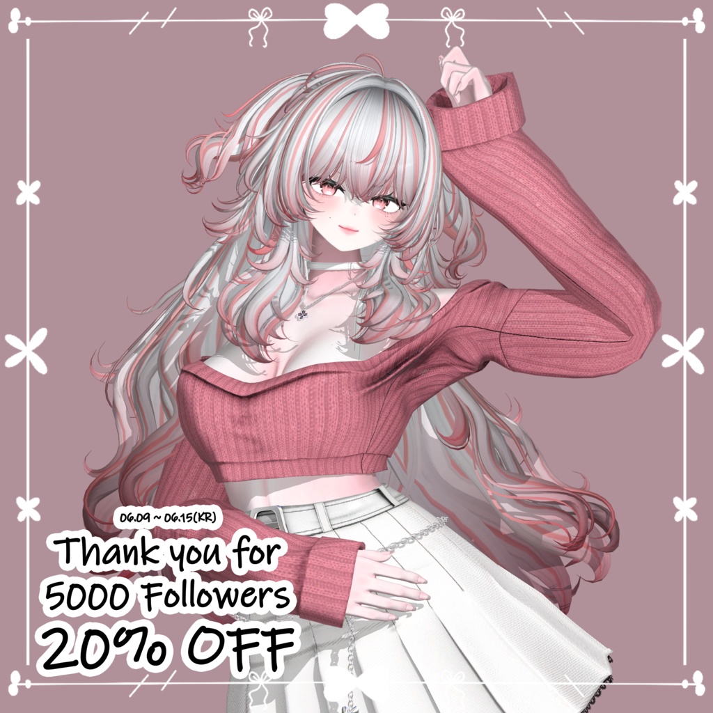 【❣️20% off❣️】【GLAY Unknown - Lazy Cat Two Side Twin Tail Hair】 - Highlights Color Texture