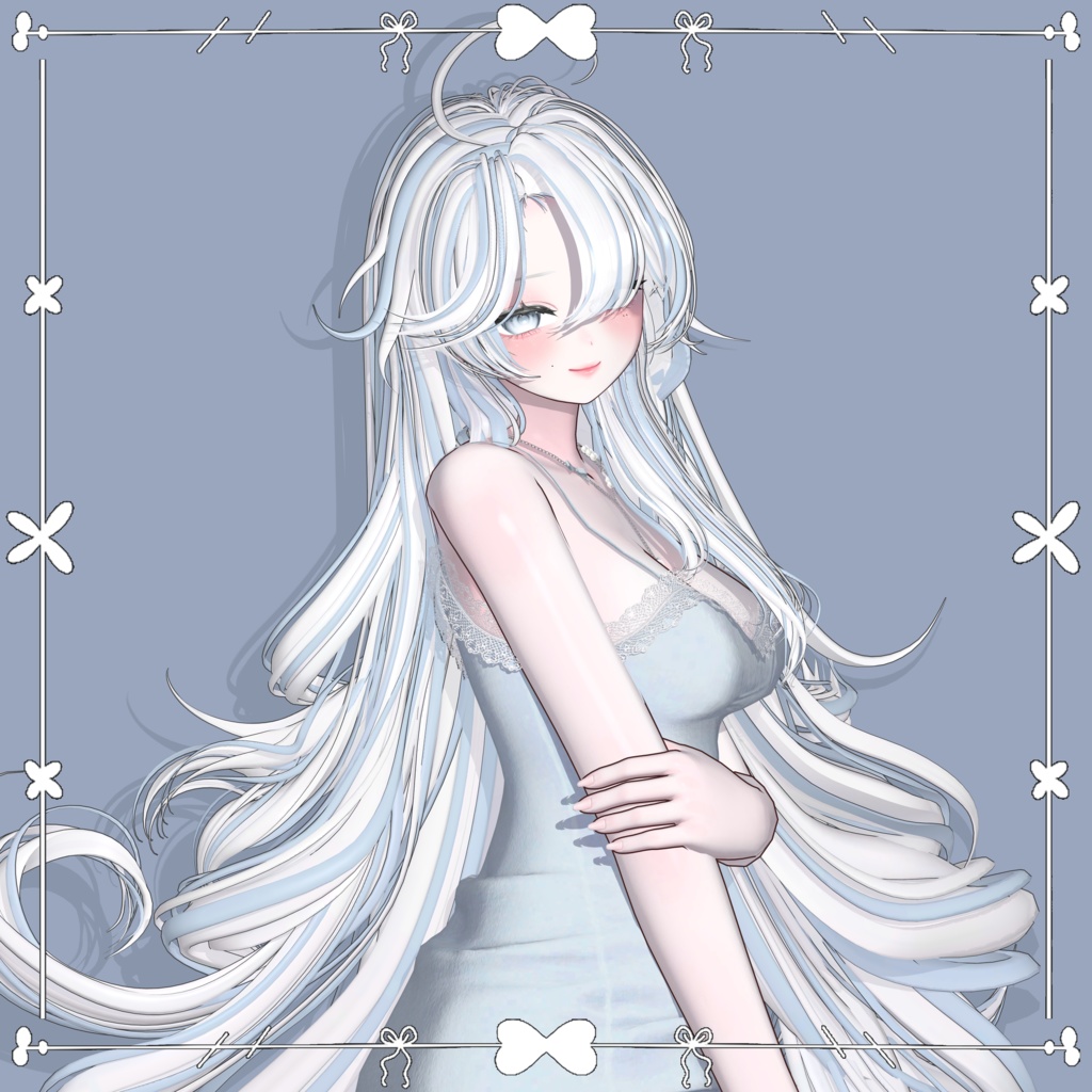 【SweetCloud_3D - Eunike Long】 - Highlights Color Texture