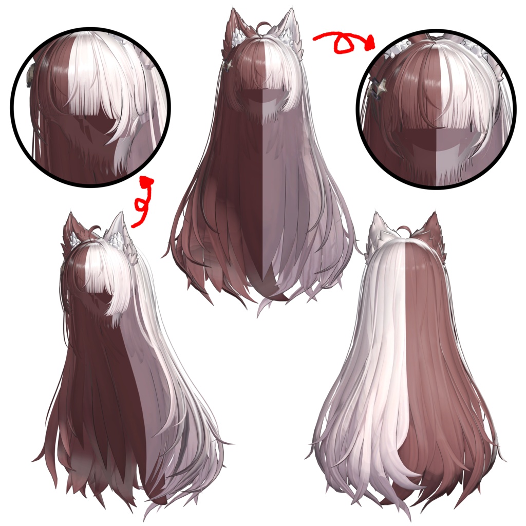 【EXTENSION CLOTHING - ルミナ, LUMINA】 - Highlights Color Texture