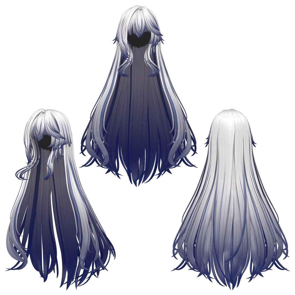 【NYANMAN - Legendary Long Hair】 - Highlights Color Texture