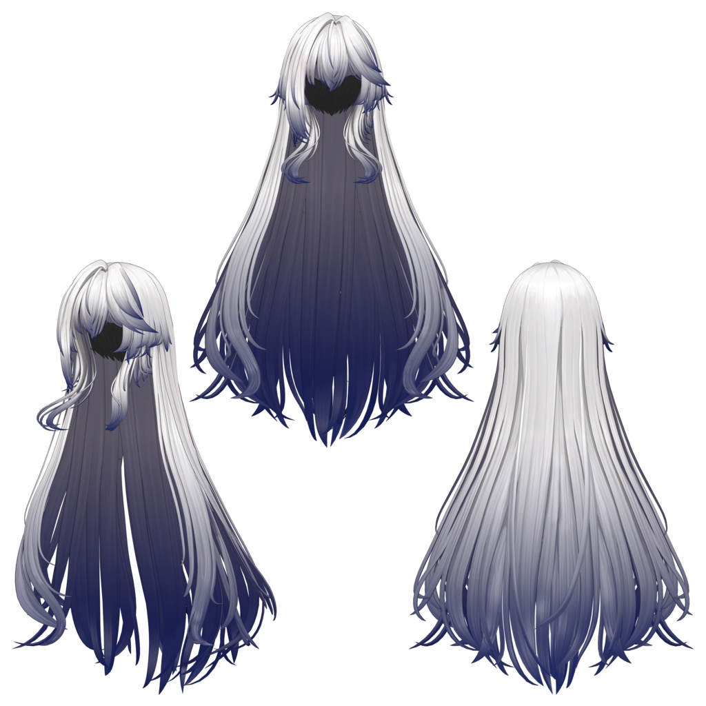 【NYANMAN - Legendary Long Hair】 - Highlights Color Texture