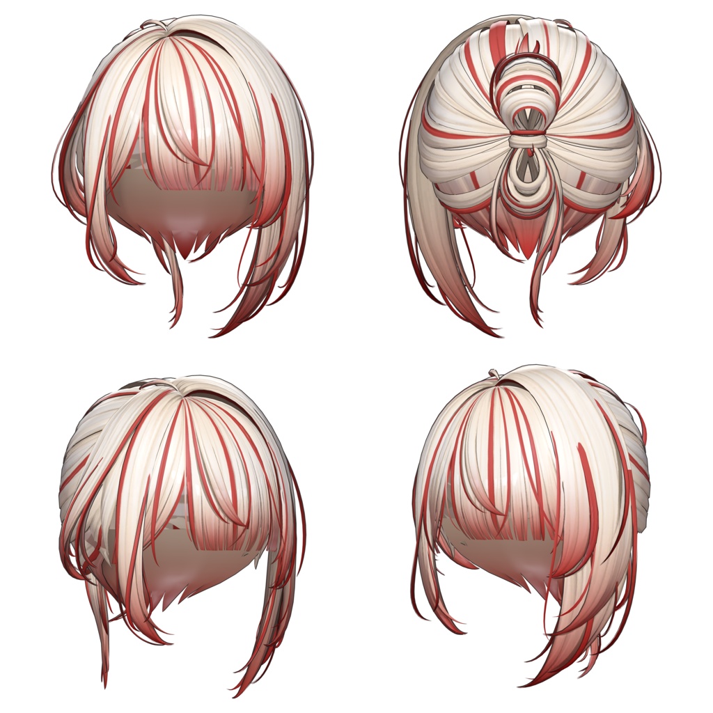 【Nanaha - ♥ Maro_Hair ♥】 - Highlights Color Texture