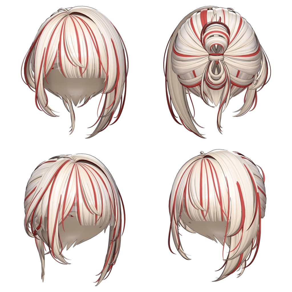 【Nanaha - ♥ Maro_Hair ♥】 - Highlights Color Texture