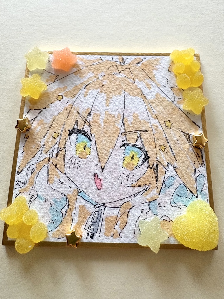 オリジナル手描きデコ豆式は