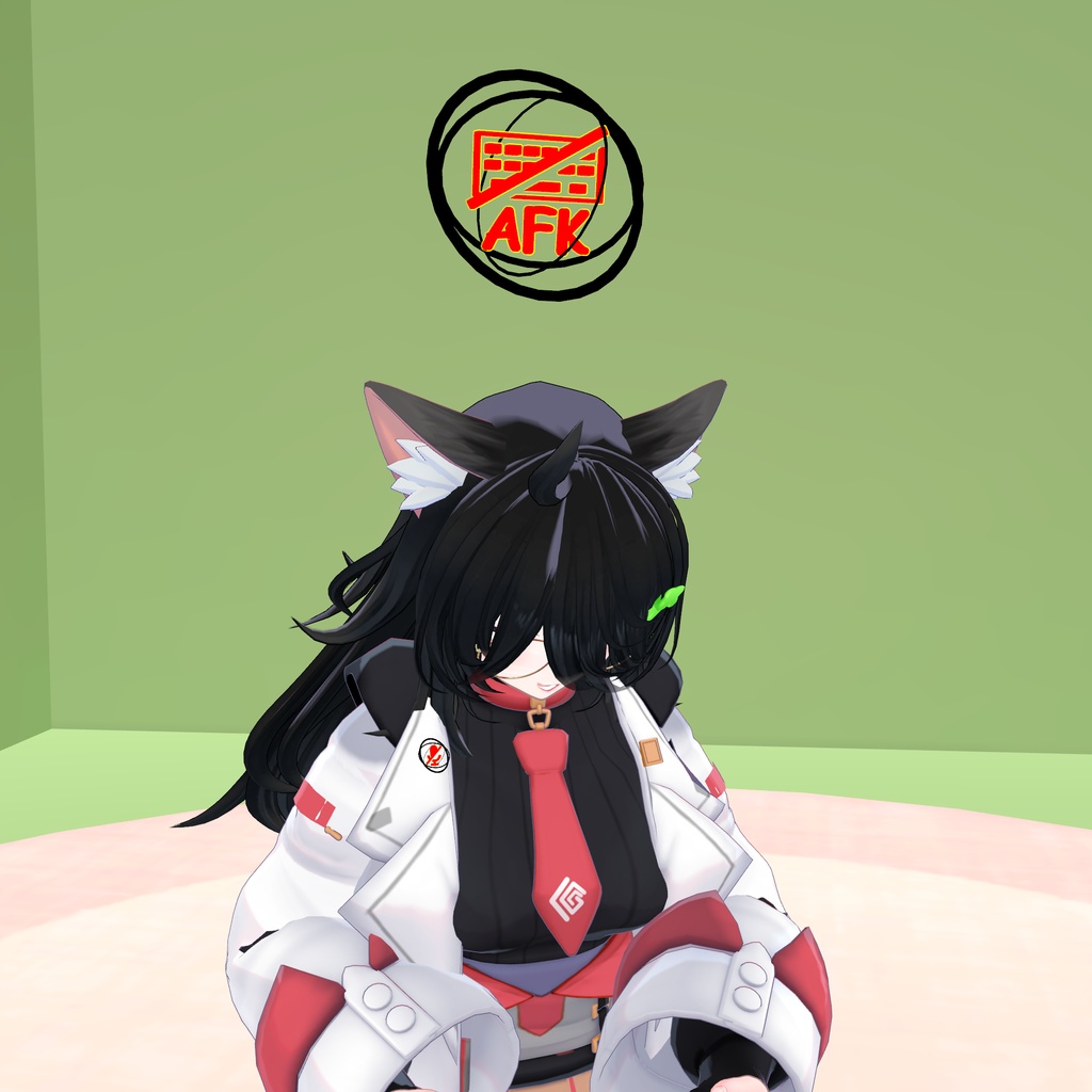 【無料】VRChatアバター想定 動くバッヂ三種セット