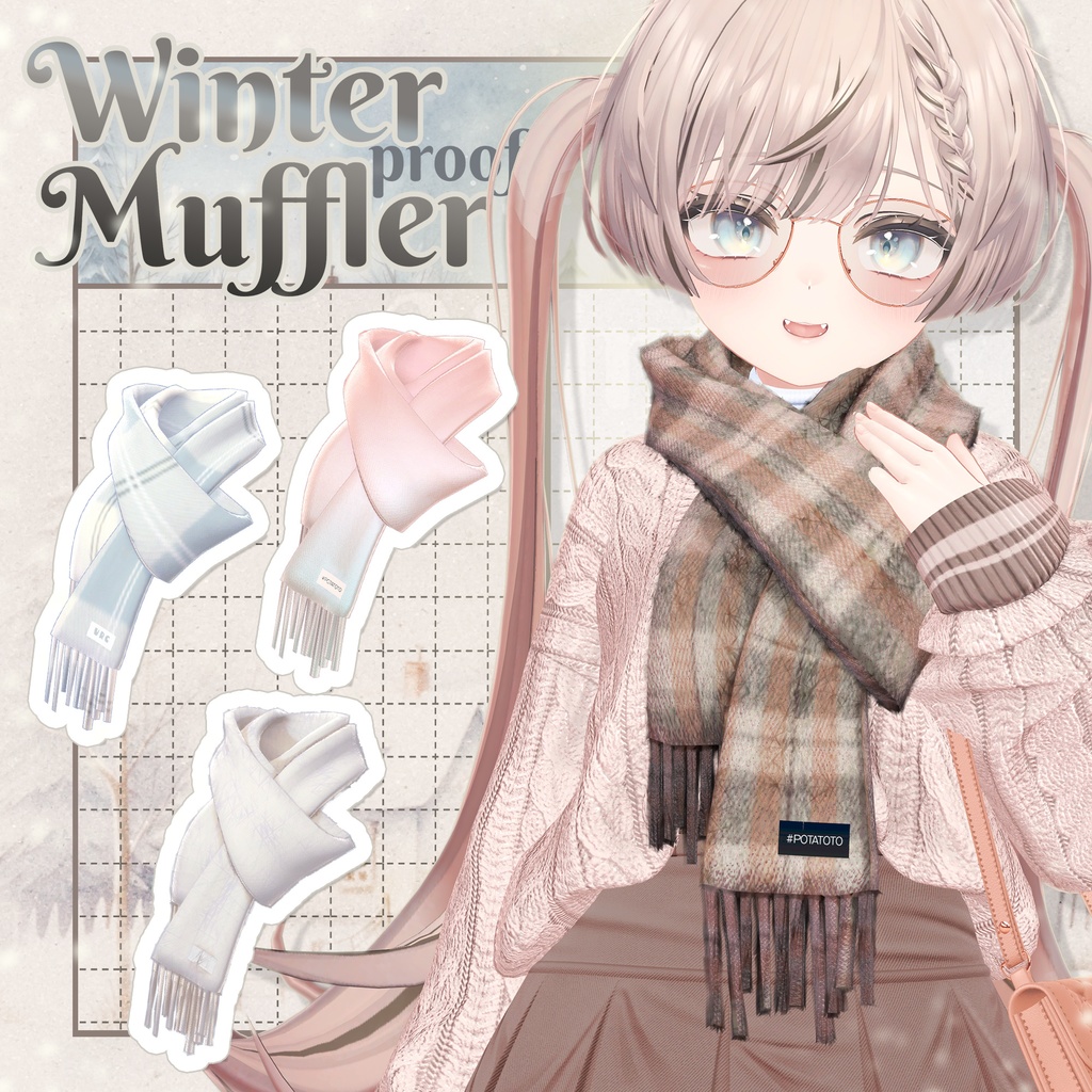 セール中❄【カラバリ32種+ファー13種】冬支度マフラー【Winter proof Muffler】