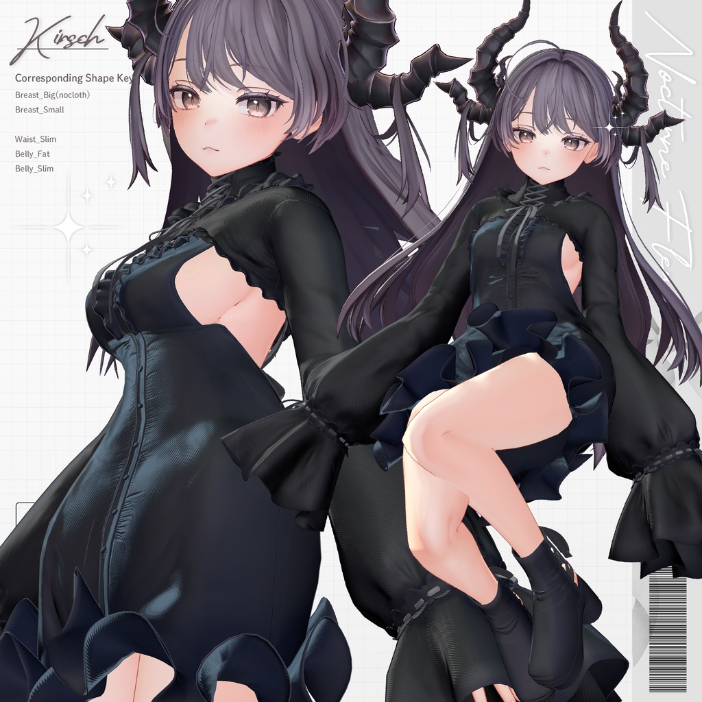 Nocturne Fleur【14アバター対応】