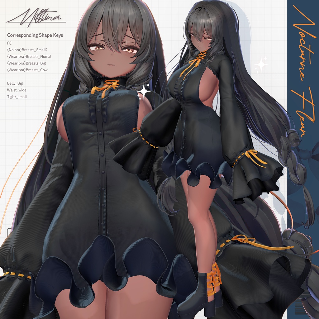 Nocturne Fleur【14アバター対応】