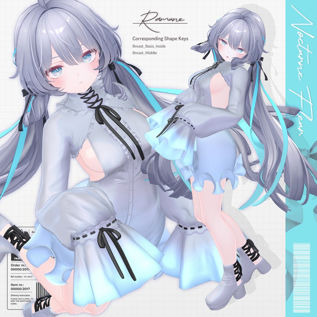 【ラムネ追加】Nocturne Fleur【14アバター対応】