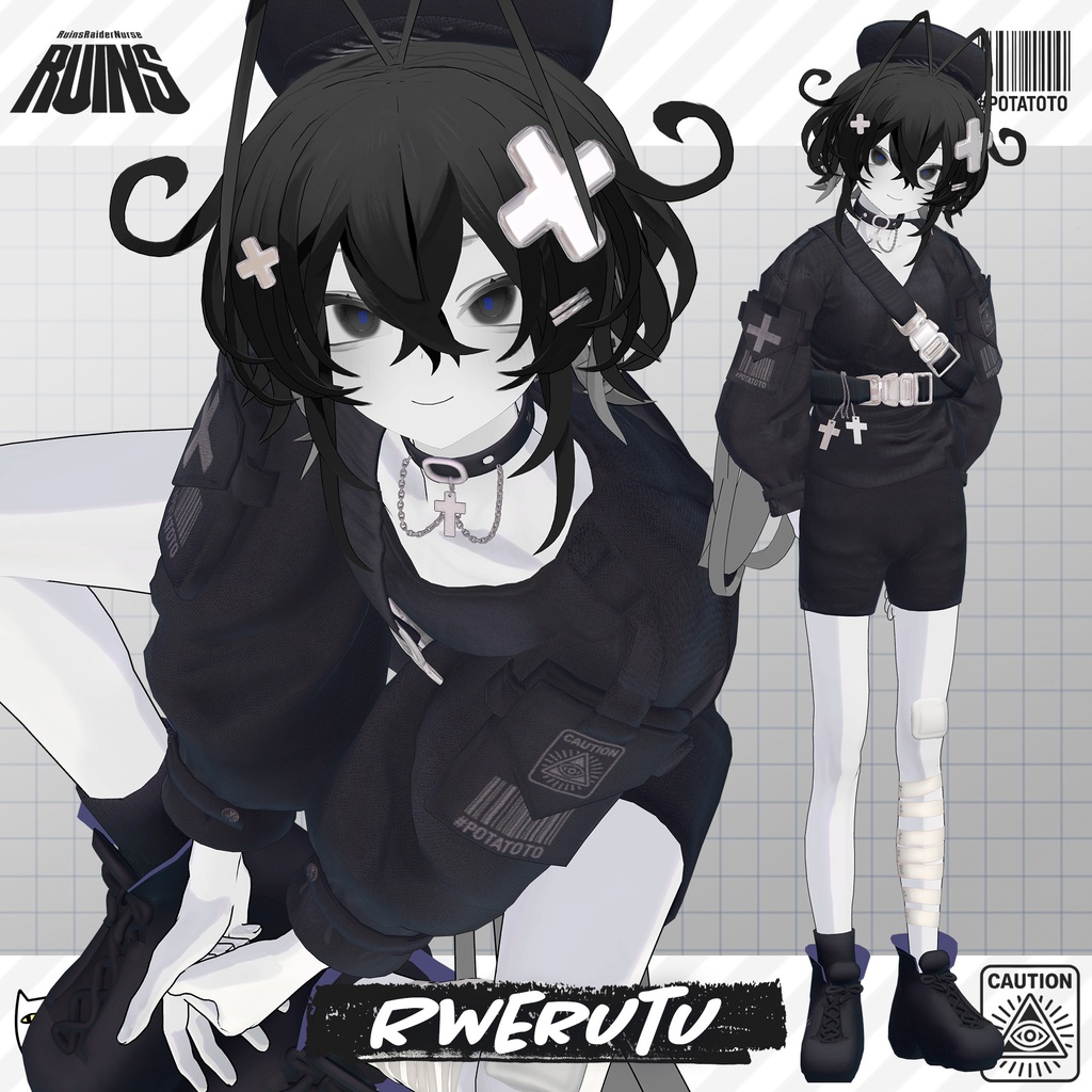 【2025年リニューアル】RuinsRaiderNurse【24アバター対応】