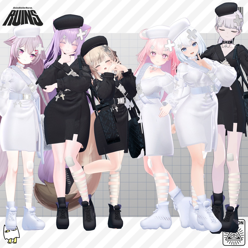 【2025年リニューアル】RuinsRaiderNurse【24アバター対応】