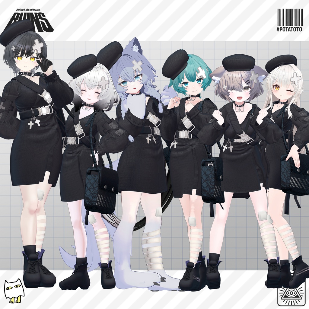 【2025年リニューアル】RuinsRaiderNurse【24アバター対応】