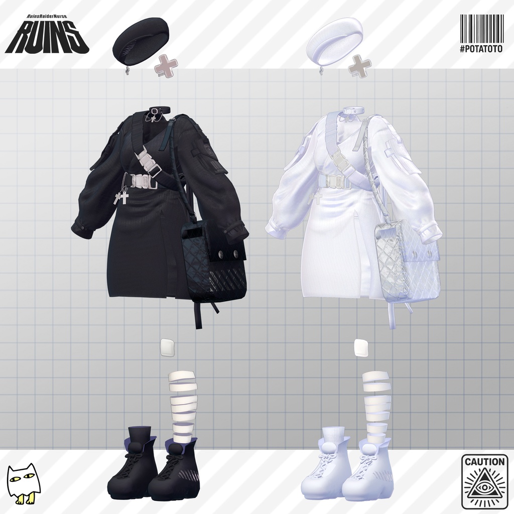 【2025年リニューアル】RuinsRaiderNurse【24アバター対応】