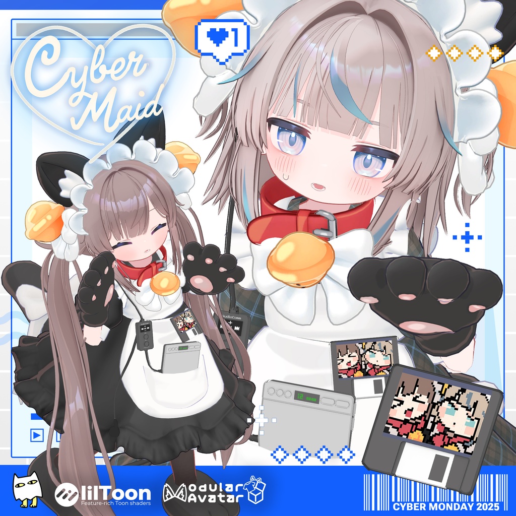 【🖥️⚡️🩷記念セール】AKIBA電脳メイド【ひかるん・リュミィ対応】