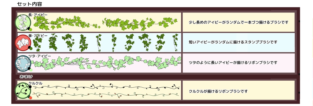 ツタブラシ・アイビー