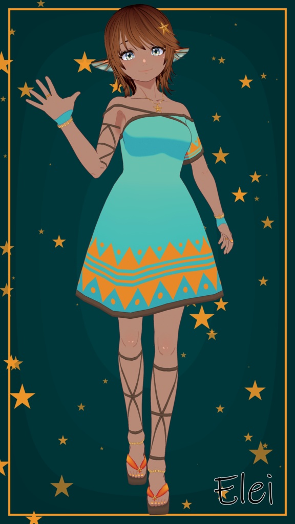 Azure Islands Outfit Kit F