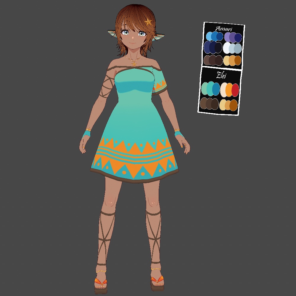 Azure Islands Outfit Kit F