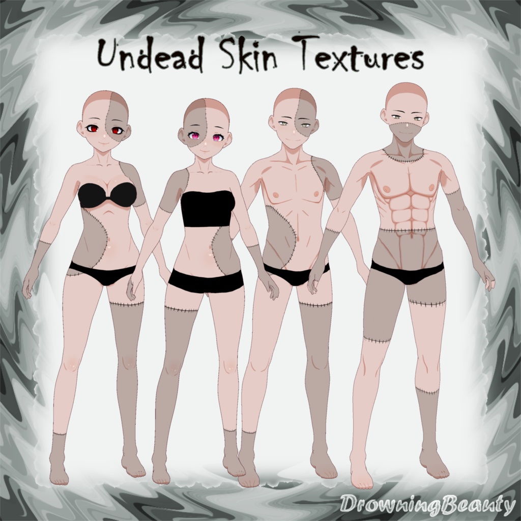 Undead Skin & Iris Textures