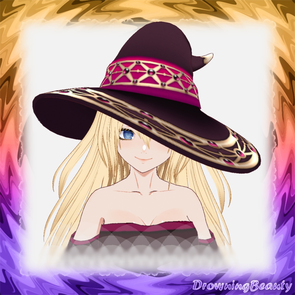 Metal & Gem Deco Witch Hats