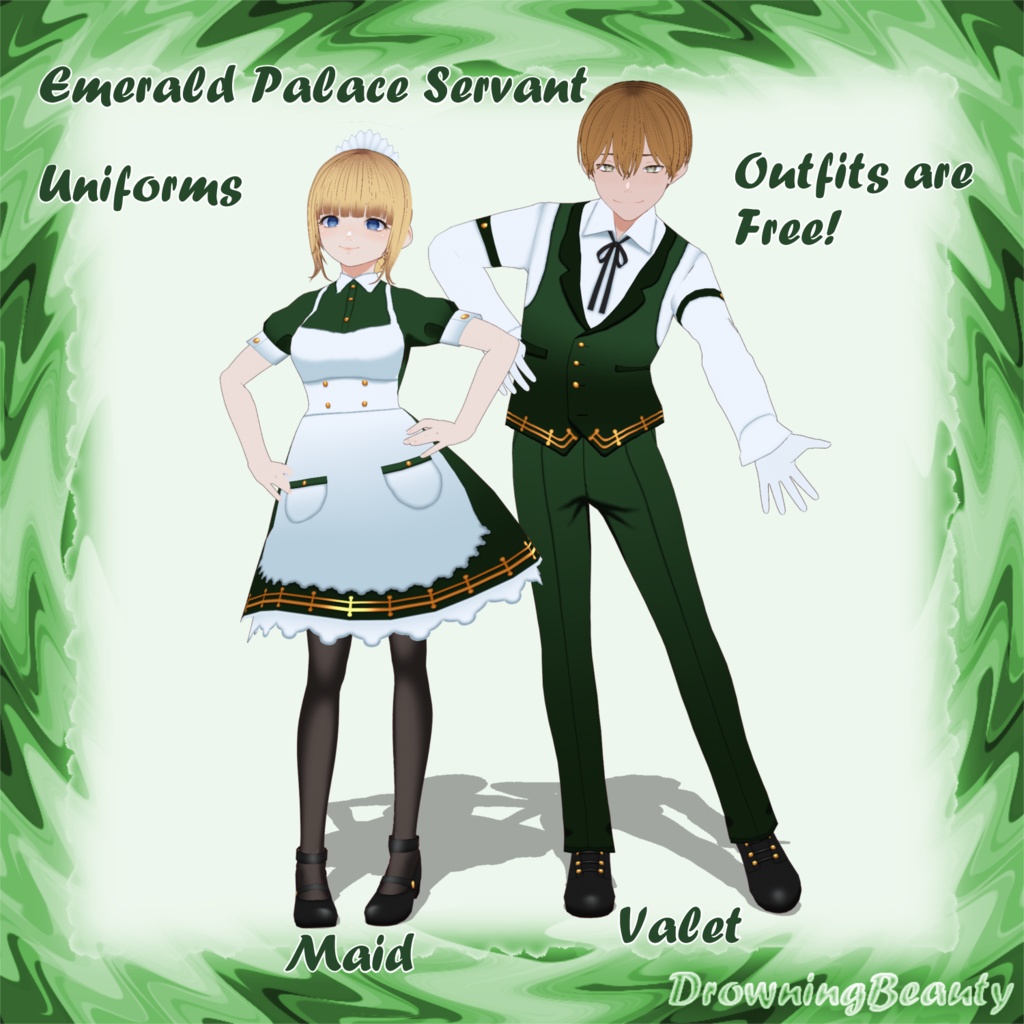 Emerald Palace Servant Uniforms & Models