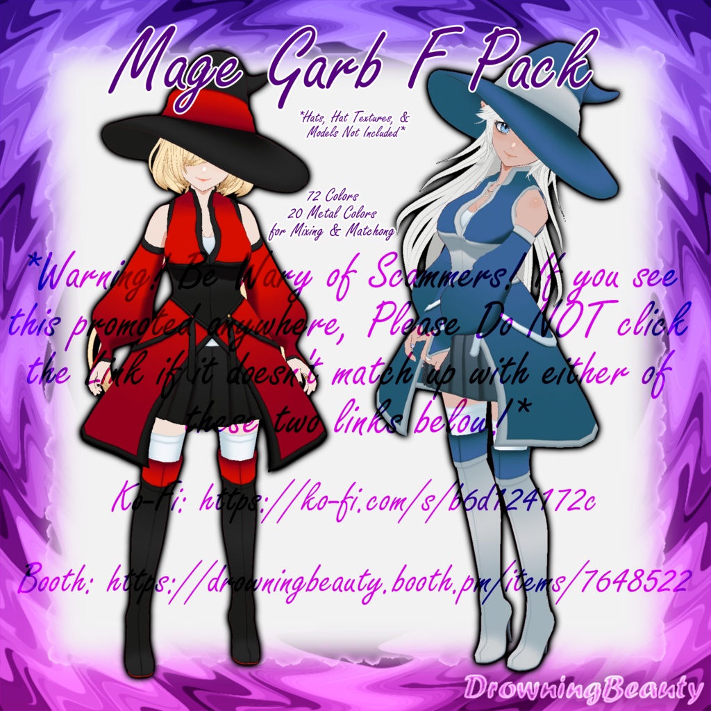 Mage Garb F (Plain) Pack