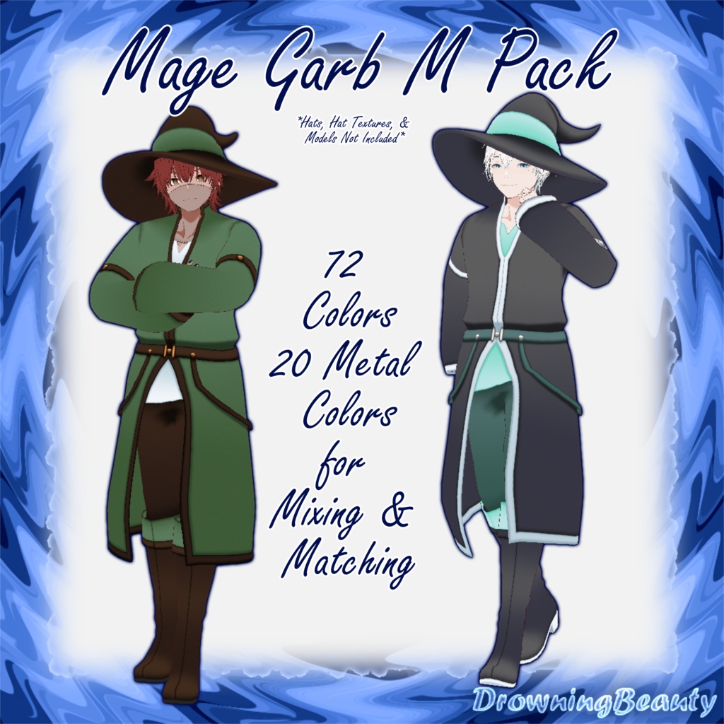 Mage Garb M (Plain) Pack