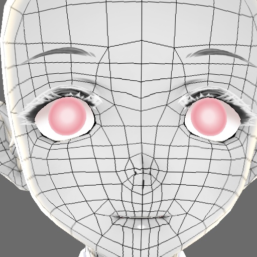 Vroid用 ロボット目テクスチャー 【無料】